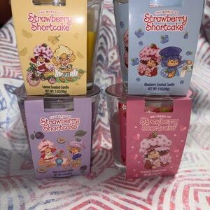 Strawberry Shortcake Scented Candle Set